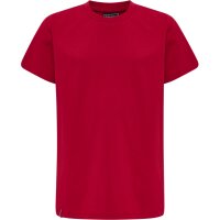 hummel Hmlred Basic T-Shirt S/S Kinder - tango red