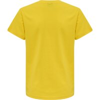 hummel Hmlred Basic T-Shirt S/S Kinder - empire yellow