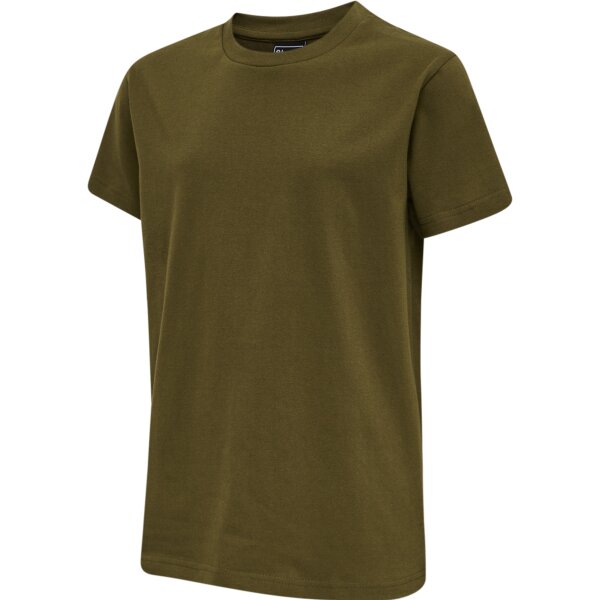 hummel Hmlred Basic T-Shirt S/S Kinder - dark olive