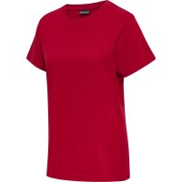 hummel Hmlred Basic T-Shirt S/S Damen - tango red