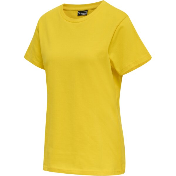 hummel Hmlred Basic T-Shirt S/S Damen - empire yellow