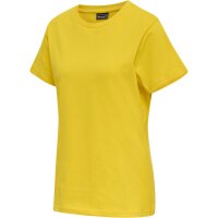 hummel Hmlred Basic T-Shirt S/S Damen - empire yellow