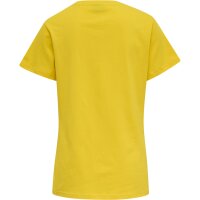 hummel Hmlred Basic T-Shirt S/S Damen - empire yellow