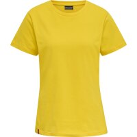 hummel Hmlred Basic T-Shirt S/S Damen - empire yellow