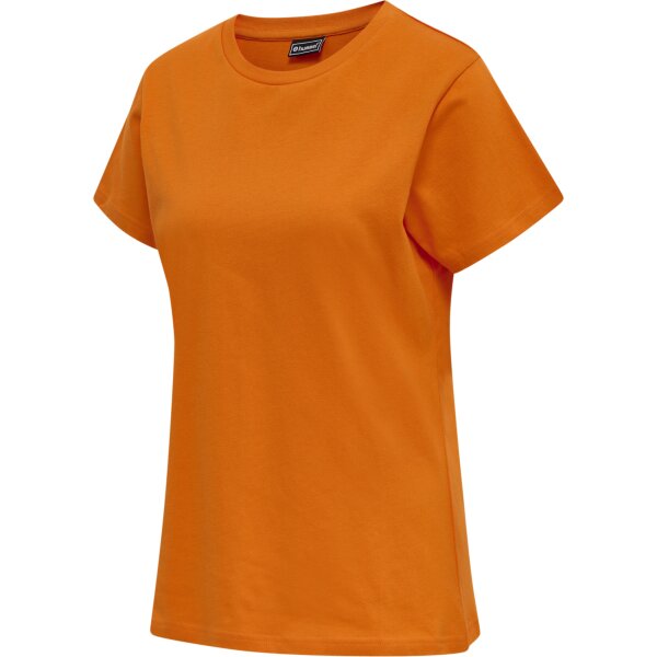 hummel Hmlred Basic T-Shirt S/S Damen - orange tiger