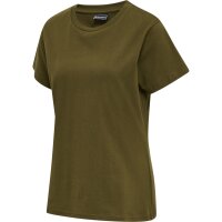 hummel Hmlred Basic T-Shirt S/S Damen - dark olive