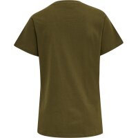 hummel Hmlred Basic T-Shirt S/S Damen - dark olive