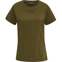 hummel Hmlred Basic T-Shirt S/S Damen - dark olive