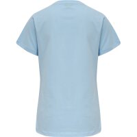 hummel Hmlred Basic T-Shirt S/S Damen - blue bell