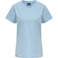 hummel Hmlred Basic T-Shirt S/S Damen - blue bell