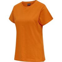 hummel Hmlred Heavy T-Shirt S/S Damen - orange tiger