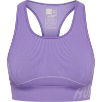 hummel Hmlte Christel Seamless Sports Top Damen - paisley purple/lavender melang