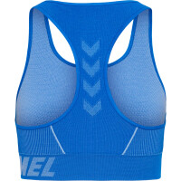 hummel Hmlte Christel Seamless Sports Top Damen - placid blue/lapis blue melange