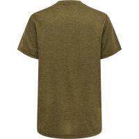 hummel Hmlmustral T-Shirt S/S Kinder - dark olive