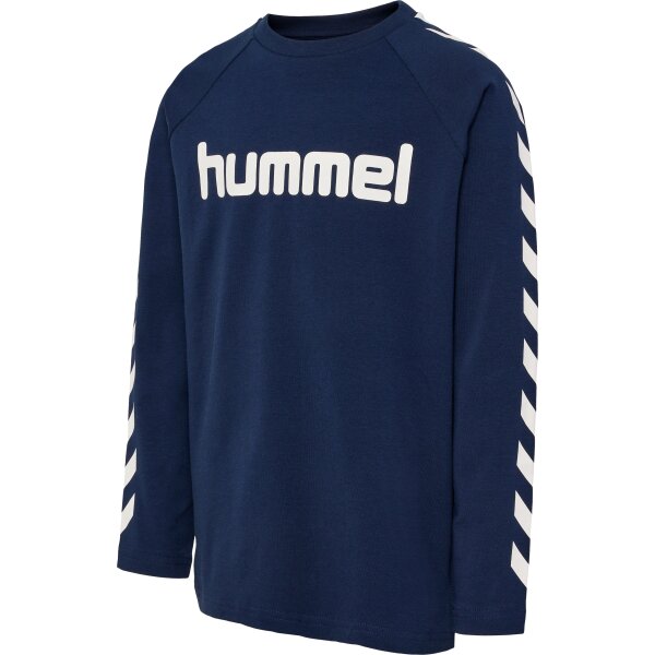 hummel Hmlboys T-Shirt L/S Jungen - black iris/black iris