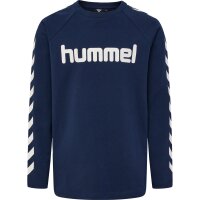 hummel Hmlboys T-Shirt L/S Jungen - black iris/black iris