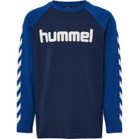 hummel Hmlboys T-Shirt L/S Jungen - navy peony