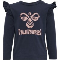 hummel Hmlartemis T-Shirt L/S M&auml;dchen - black iris