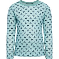 hummel Hmlvilmo T-Shirt L/S Kinder - mineral blue