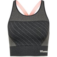 hummel Hmlmt Hana Seamless Sports Top Damen - black melange