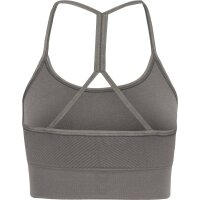 hummel Hmltiffy Seamless Sports Top Damen - charcoal gray