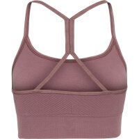 hummel Hmltiffy Seamless Sports Top Damen - rose taupe