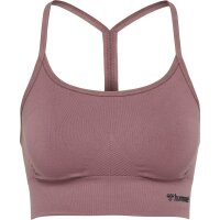 hummel Hmltiffy Seamless Sports Top Damen - rose taupe