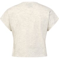 hummel Hmllgc June Cropped T-Shirt Damen - tofu melange