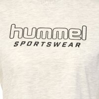 hummel Hmllgc June Cropped T-Shirt Damen - tofu melange