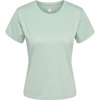 hummel Hmlmt Aura Mesh T-Shirt Damen - silt green