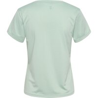 hummel Hmlmt Aura Mesh T-Shirt Damen - silt green