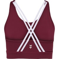 hummel Hmlmt Flash Sports Bra Damen - zinfandel