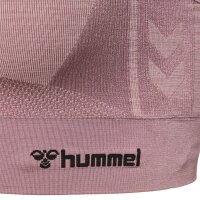 hummel Hmlclea Seamless Sports Top Damen - woodrose/rose taupe melange