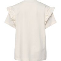 hummel Hmlflowy Ruffle T-Shirt S/S Mädchen - marshmallow