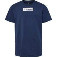 hummel Hmlflow T-Shirt S/S Jungen - black iris