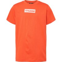 hummel Hmlflow T-Shirt S/S Jungen - cherry tomato