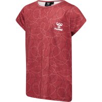 hummel Hmlnanna T-Shirt S/S M&auml;dchen - earth red