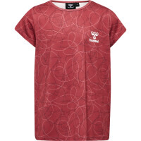 hummel Hmlnanna T-Shirt S/S M&auml;dchen - earth red