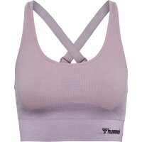 hummel Hmlclea Seamless Sports Top Damen - nirvana melange