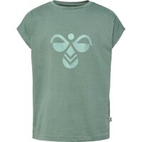 hummel Hmldiez T-Shirt S/S M&auml;dchen - laurel wreath