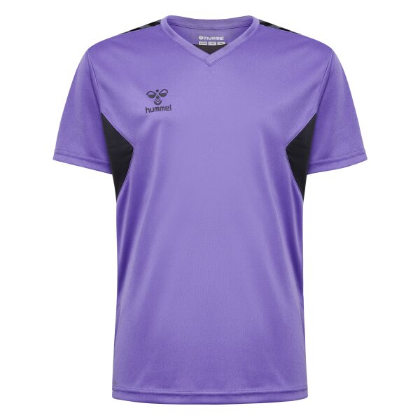 hummel Hmlauthentic Pl Trikot S/S Kinder - dahlia purple/asphalt