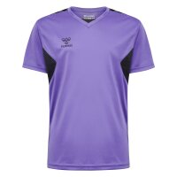 hummel Hmlauthentic Pl Trikot S/S Kinder - dahlia purple/asphalt