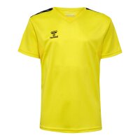 hummel Hmlauthentic Pl Trikot S/S Kinder - blazing yellow