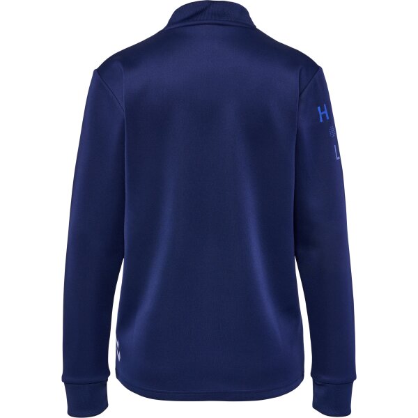 hummel Hmlcourt Half Zip L/S Damen - marine