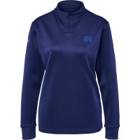 hummel Hmlcourt Half Zip L/S Damen - marine