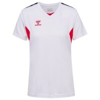 hummel Hmlauthentic Pl Trikot S/S Damen - white/true red