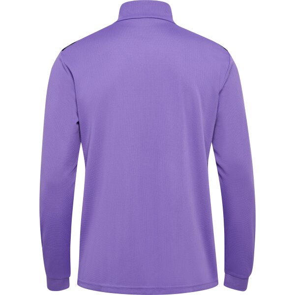 hummel Hmlauthentic Half Zip Sweat Herren - dahlia purple/asphalt