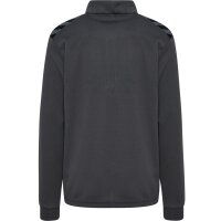 hummel Hmlauthentic Half Zip Sweat Kinder - asphalt