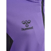 hummel Hmlauthentic Half Zip Sweat Kinder - dahlia purple/asphalt