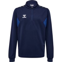 hummel Hmlauthentic Half Zip Sweat Kinder - marine